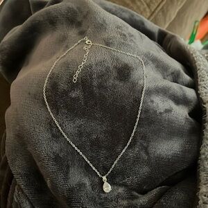 Dainty diamond necklace
